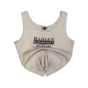 Harley Davidson Women's‎ Tank Top Muscle T White XL